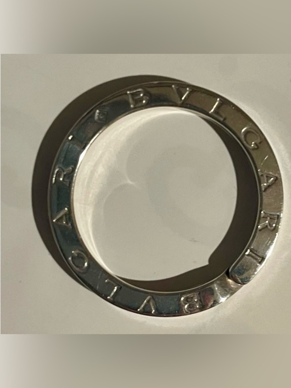 BVLGARI Sterling Silver Logo Key Ring 
BVLGARI Key Ring /Pendant SV925 11.4g - Picture 4 of 5